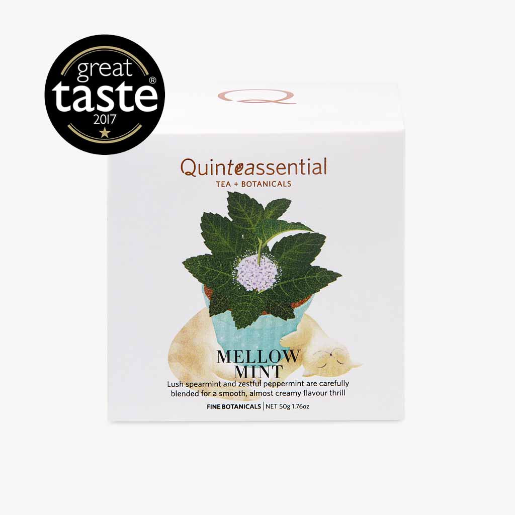 Mellow Mint Tea Bags and Loose Leaf tea by Quinteassential