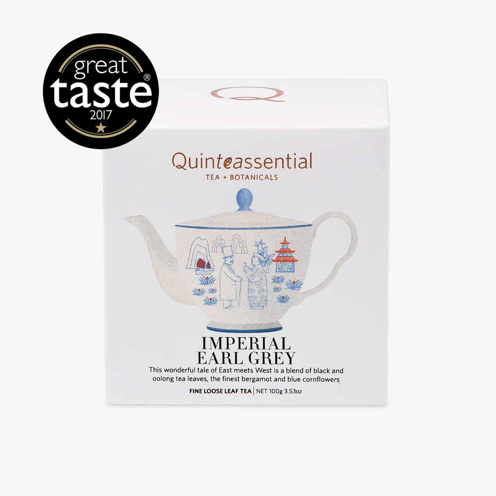 Imperial Earl Grey Tea Bags and Loose Leaf tea by Quinteassential