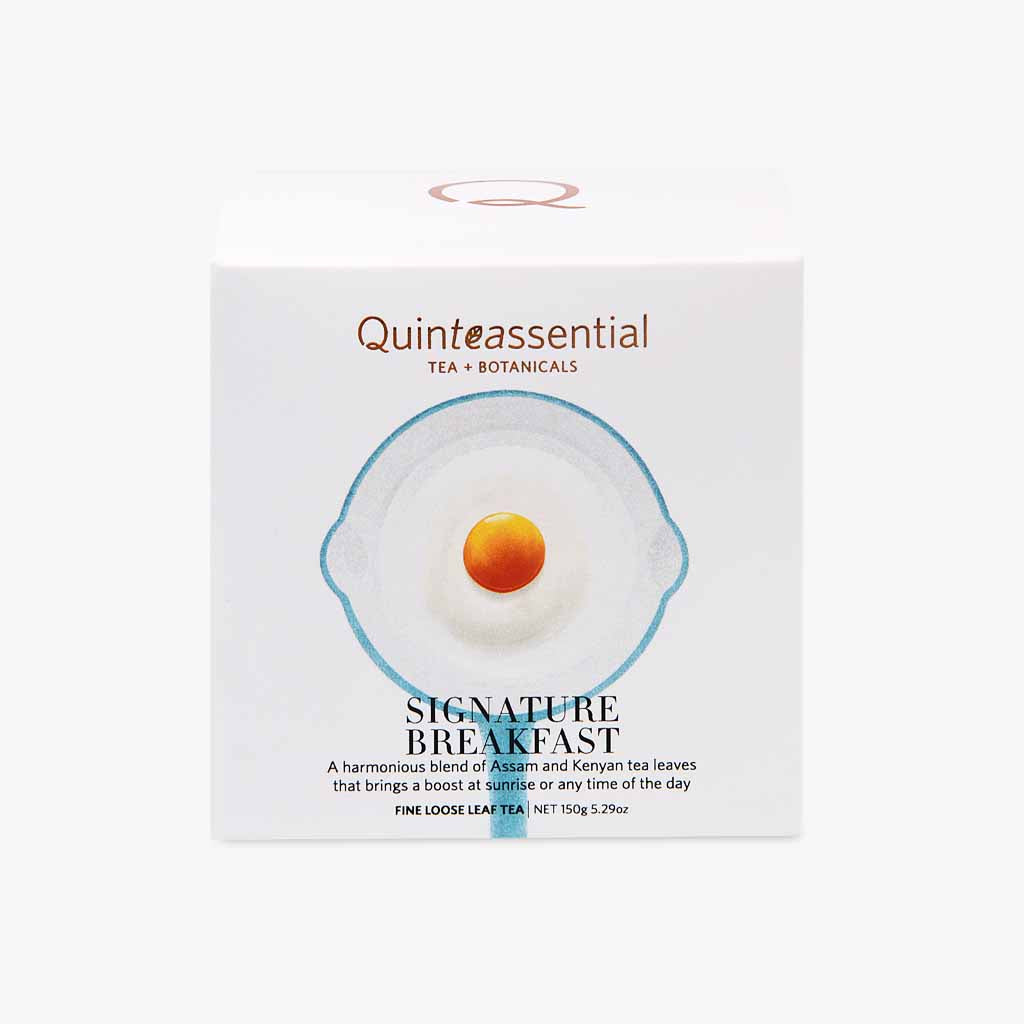 Signature Breakfast Tea Bags and Loose Leaf tea by Quinteassential
